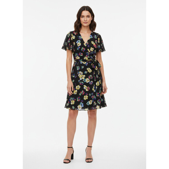 Lauren Ralph Lauren Dresses & Skirts - NEW Lauren Ralph Lauren Women's 12 Floral Georgette V-Neck Dress • Reg Price 165